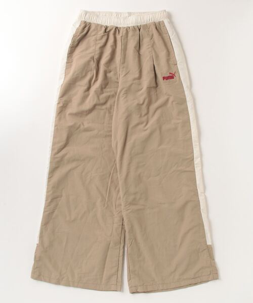PUMA(プーマ)の「プーマ PUMA CORE HERITAGE ウーブン ラインド トラックパンツ_(その他パンツ・レディース・ブラック/ベージュ・M/L/S)」の1枚目の写真