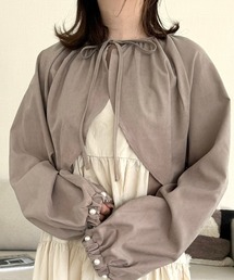 merrylatte | 袖パールフレアボレロブラウス(カーディガン/ボレロ)