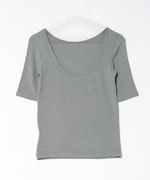 【新品タグ付き】etre tokyo バックシャンボートネックTee セール】バックシャンボートネックTee（Tシャツ/カットソー