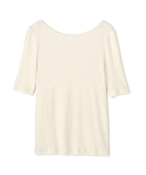 【新品タグ付き】etre tokyo バックシャンボートネックTee セール】バックシャンボートネックTee（Tシャツ/カットソー
