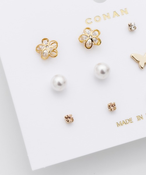 ciite'(シーテ)の「ピアス 6セット / pierce 6 set(ピアス(両耳用)・レディース・ゴールド/シルバー・FREE)」の4枚目の写真