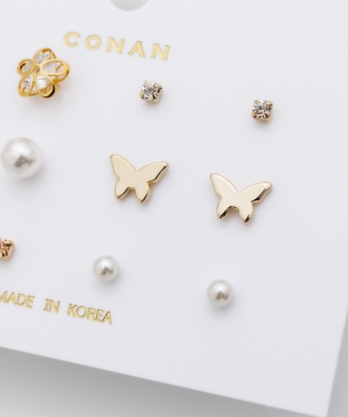 ciite'(シーテ)の「ピアス 6セット / pierce 6 set(ピアス(両耳用)・レディース・ゴールド/シルバー・FREE)」の5枚目の写真