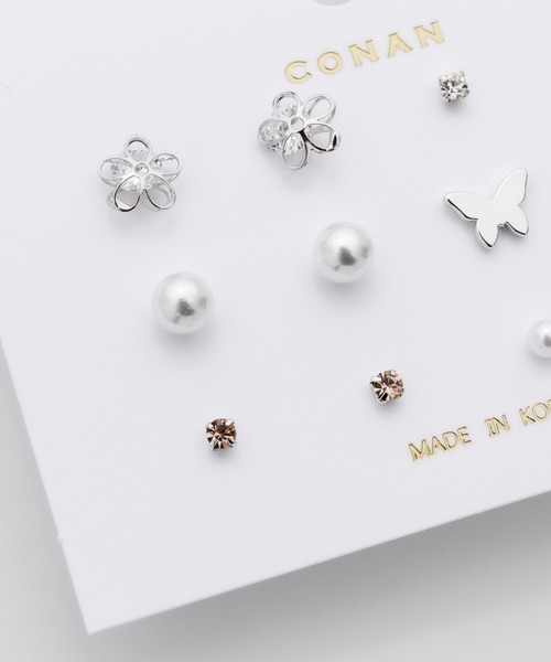 ciite'(シーテ)の「ピアス 6セット / pierce 6 set(ピアス(両耳用)・レディース・ゴールド/シルバー・FREE)」の7枚目の写真