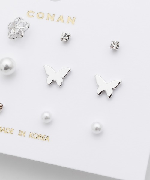 ciite'(シーテ)の「ピアス 6セット / pierce 6 set(ピアス(両耳用)・レディース・ゴールド/シルバー・FREE)」の8枚目の写真