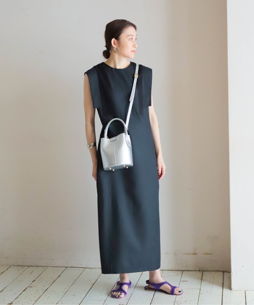 andrea cardone（アンドレアカルドネ）の「【andrea cardone】 丸底レザーBAG（ショルダーバッグ・レディース・シルバー/ブルー/ブラック・FREE）」の16枚目の写真