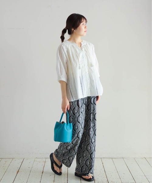 andrea cardone（アンドレアカルドネ）の「【andrea cardone】 丸底レザーBAG（ショルダーバッグ・レディース・シルバー/ブルー/ブラック・FREE）」の18枚目の写真