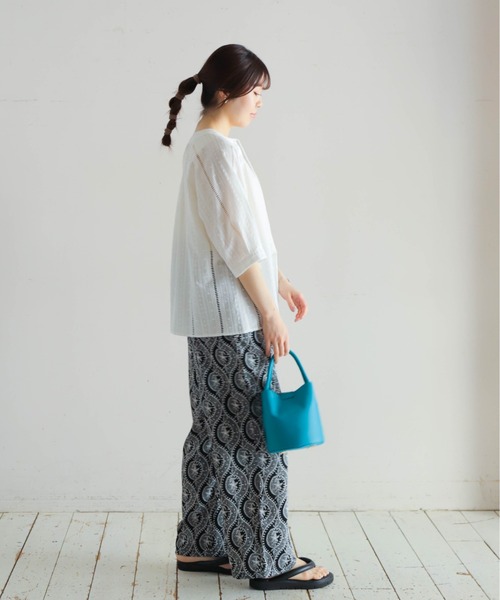 andrea cardone（アンドレアカルドネ）の「【andrea cardone】 丸底レザーBAG（ショルダーバッグ・レディース・シルバー/ブルー/ブラック・FREE）」の19枚目の写真