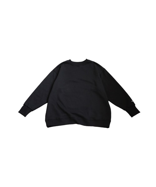 antiqua(アンティカ)の「裏起毛プルオーバー(スウェット・レディース・ブラック/杢グレー/オートミール・ONESIZE)」の8枚目の写真