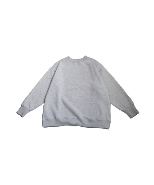 antiqua(アンティカ)の「裏起毛プルオーバー(スウェット・レディース・ブラック/杢グレー/オートミール・ONESIZE)」の9枚目の写真