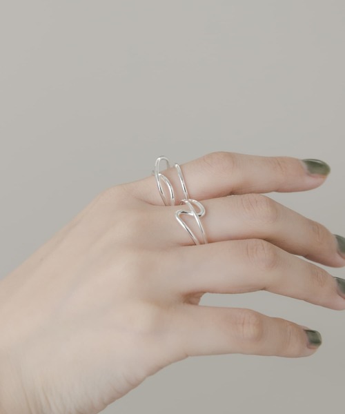 SMELLY（スメリー）の「2セットリング（リング・レディース・シルバー・-）」の3枚目の写真