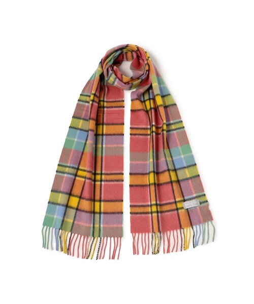 Joshua Ellis / プラッド カシミヤストール 25×180（ストール/ショール