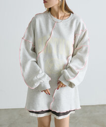 w closet | メロウ配色ロゴスウェット(Tシャツ/カットソー)