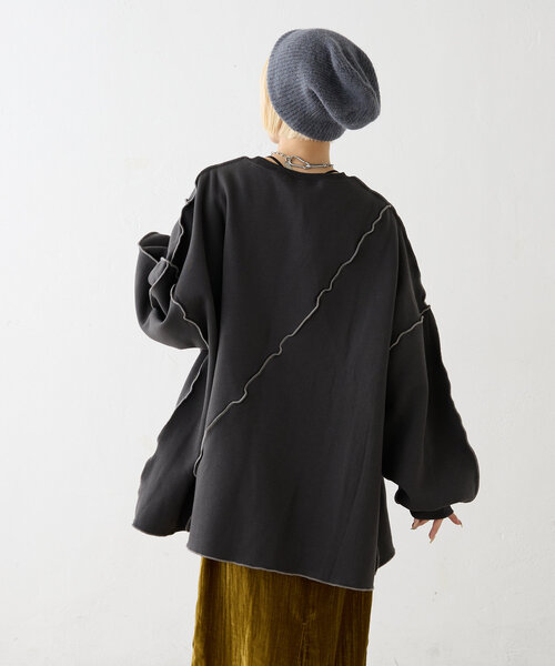 メロウ配色ロゴスウェット（Tシャツ/カットソー）｜w closet（ダブルクローゼット）