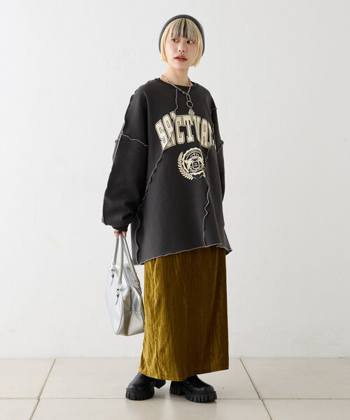 メロウ配色ロゴスウェット（Tシャツ/カットソー）｜w closet（ダブルクローゼット）