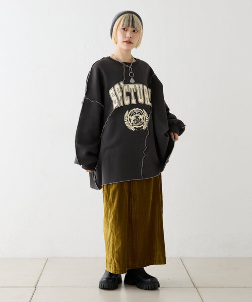メロウ配色ロゴスウェット（Tシャツ/カットソー）｜w closet（ダブルクローゼット）