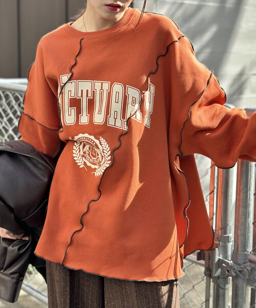 メロウ配色ロゴスウェット（Tシャツ/カットソー）｜w closet（ダブルクローゼット）