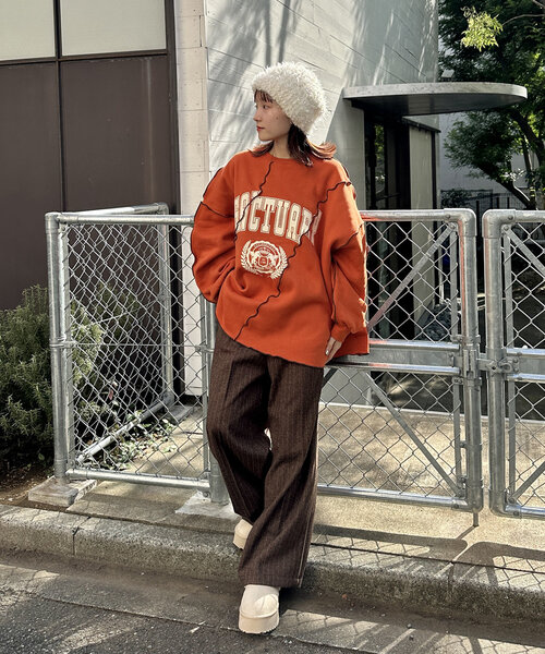 メロウ配色ロゴスウェット（Tシャツ/カットソー）｜w closet（ダブルクローゼット）
