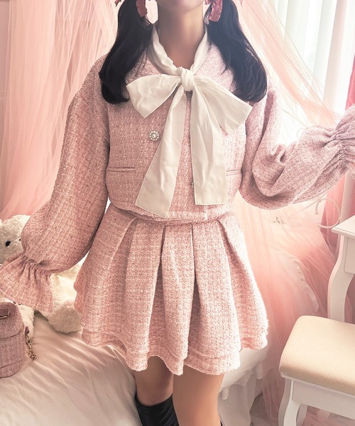 セール】【apres jour×Miridy】ツイードジャケット（テーラード