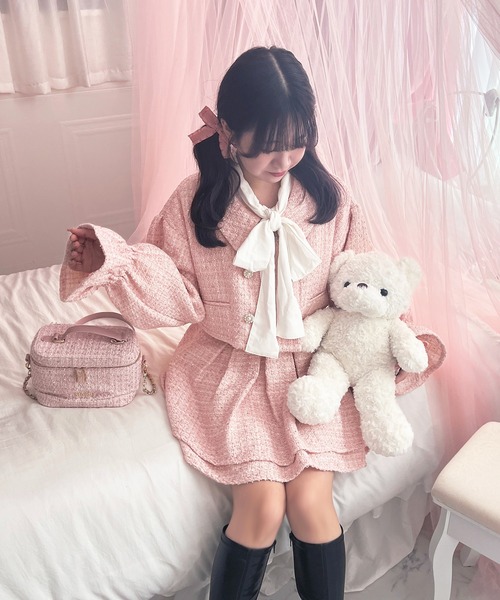 セール】【apres jour×Miridy】ツイードジャケット（テーラード