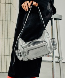 LEPSIM | フェイクレザーマルチポケットショルダー 250432(ショルダーバッグ)