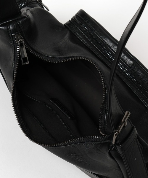 LEPSIM（レプシィム）の「フェイクレザーマルチポケットショルダー　250432（ショルダーバッグ・レディース・ブラウン/ガンメタ/ブラック・ONE SIZE）」の12枚目の写真