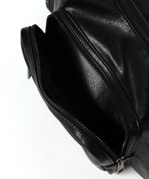 LEPSIM（レプシィム）の「フェイクレザーマルチポケットショルダー　250432（ショルダーバッグ・レディース・ブラウン/ガンメタ/ブラック・ONE SIZE）」の6枚目の写真