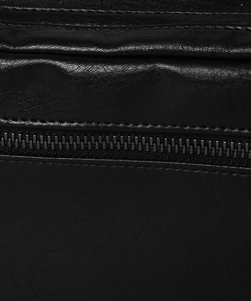 LEPSIM（レプシィム）の「フェイクレザーマルチポケットショルダー　250432（ショルダーバッグ・レディース・ブラウン/ガンメタ/ブラック・ONE SIZE）」の7枚目の写真