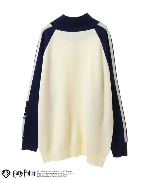 セール】ハリー・ポッター／ライン入りハーフジップニット（ニット