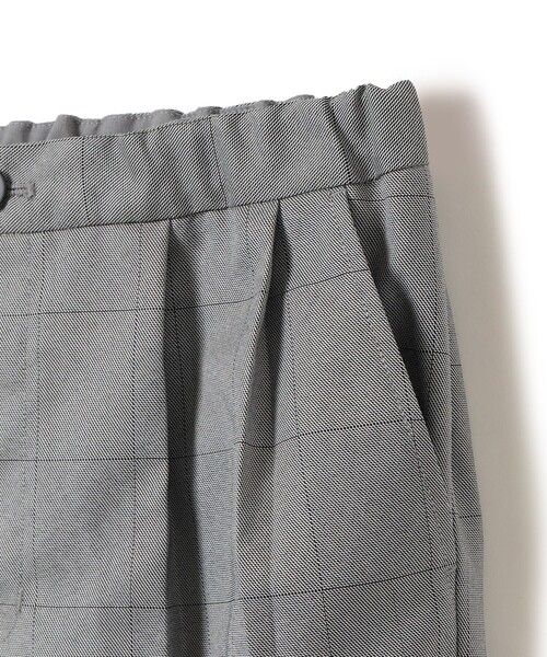 B:MING by BEAMS（ビーミングバイビームス）の「【フォーマル・七五三】チェック タック  ロングパンツ（ジュニアサイズ：140～160cm）（スーツパンツ・キッズ・グレー・160/150/140）」の7枚目の写真