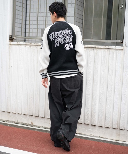 セール】WEGO/ジャガードニットスタジャン（カーディガン/ボレロ