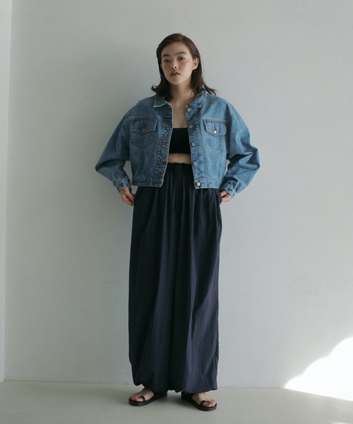 Nylon Volume Pants（その他パンツ）｜anuke（アンヌーク）の