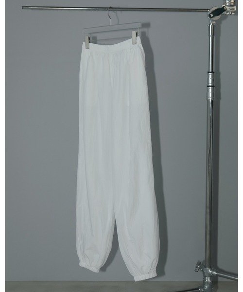 anuke nylon volume pants ホワイト