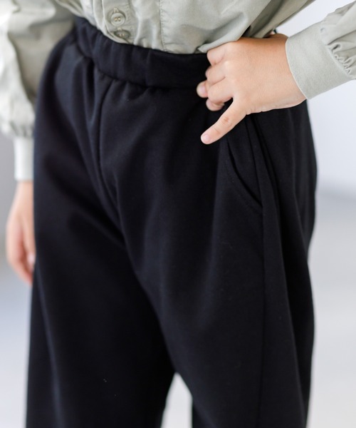 MAKE YOUR DAY（メイクユアデイ）の「たっぽりシルエット無地カットソーパンツ■80～140cm（スウェットパンツ・キッズ・グレー/ブラック/オレンジ/ピンク・80/90/100/110/120/130/140）」の6枚目の写真