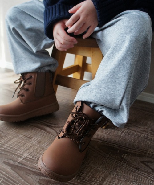 MAKE YOUR DAY（メイクユアデイ）の「たっぽりシルエット無地カットソーパンツ■80～140cm（スウェットパンツ・キッズ・グレー/ブラック/オレンジ/ピンク・80/90/100/110/120/130/140）」の17枚目の写真