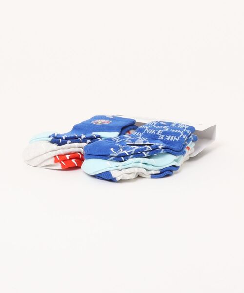 NIKE（ナイキ）の「【NIKE】NHN ACE YOUR GAME 6PK GRIP QTR/ナイキ/ソックス/6足セット/ベビー（ソックス/靴下・キッズ・ブルー・12-24 M）」の2枚目の写真