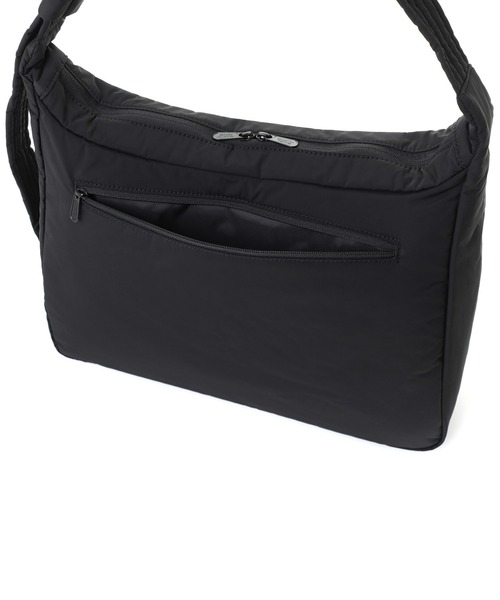 Manhattan Portage(マンハッタンポーテージ)の「Cropsey Shoulder Bag Padded Polyester Poplin(ショルダーバッグ・レディース・ブラック・LARGE)」の5枚目の写真