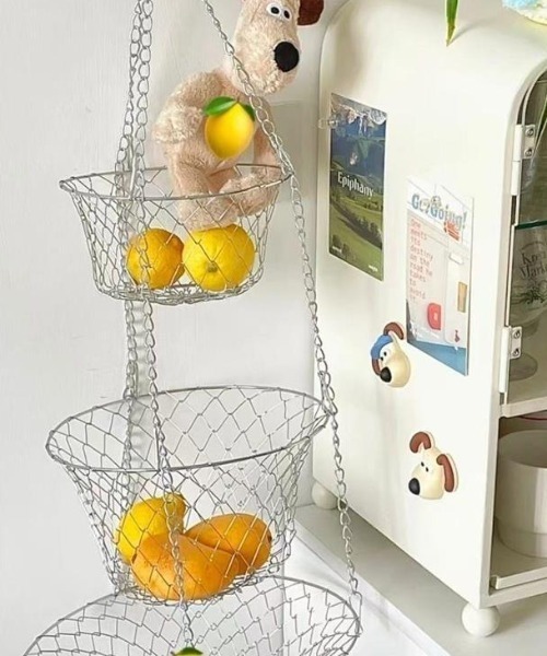 3段ハンギングバスケット（収納グッズ）｜Made in I（メイドイン