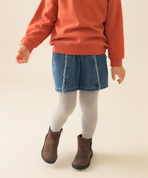 BEAMS mini(ビームスミニ)の「フリンジ デニム ショートパンツ(90~150cm)(その他パンツ・キッズ・ブルー/サックスブルー・90/100/110/120/130/140/150)」の3枚目の写真