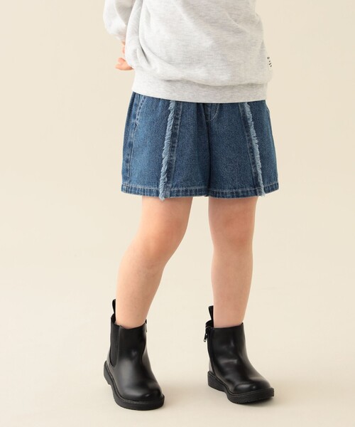 BEAMS mini(ビームスミニ)の「フリンジ デニム ショートパンツ(90~150cm)(その他パンツ・キッズ・ブルー/サックスブルー・90/100/110/120/130/140/150)」の5枚目の写真