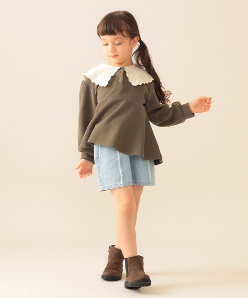 BEAMS mini(ビームスミニ)の「フリンジ デニム ショートパンツ(90~150cm)(その他パンツ・キッズ・ブルー/サックスブルー・90/100/110/120/130/140/150)」の17枚目の写真