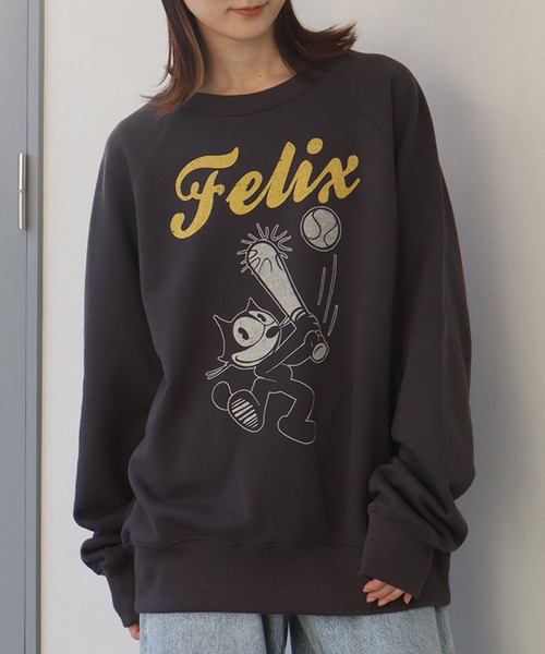 CASTELBAJAC FELIX THE CAT トレーナー　長袖　スウェット THE FELiX トレーナー スウェット 「0」「FELIX CAT
