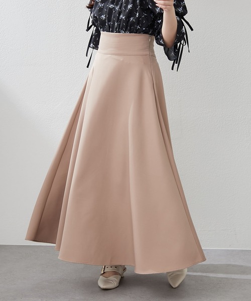 セール】【－3㎏見え!】ハイウエストフレアスカート（スカート