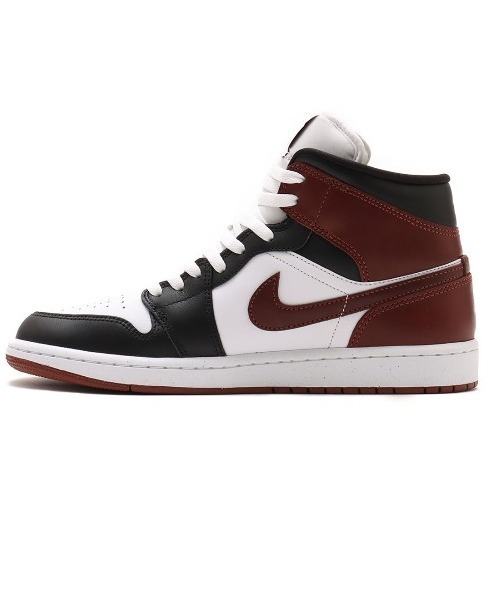 [美品］NIKE エアージョーダン1 Mid SE NIKE AIR JORDAN 1 MID SE ” WHITE/RED 