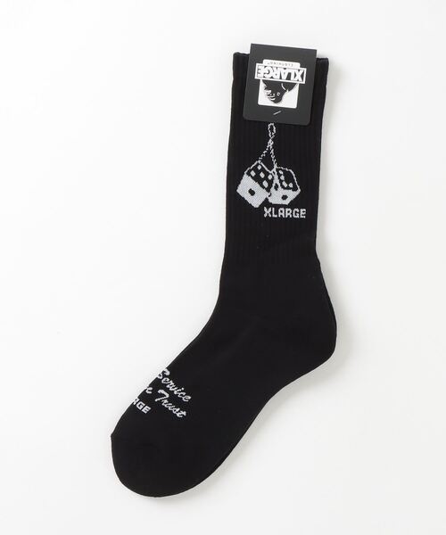 XLARGE（エクストララージ）の「MONKEY WRENCHERS SOCKS（ソックス/靴下・メンズ・ネイビー/ホワイト/ブラック・ONE SIZE）」の12枚目の写真