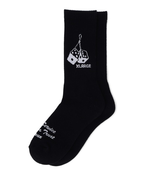 XLARGE（エクストララージ）の「MONKEY WRENCHERS SOCKS（ソックス/靴下・メンズ・ネイビー/ホワイト/ブラック・ONE SIZE）」の3枚目の写真