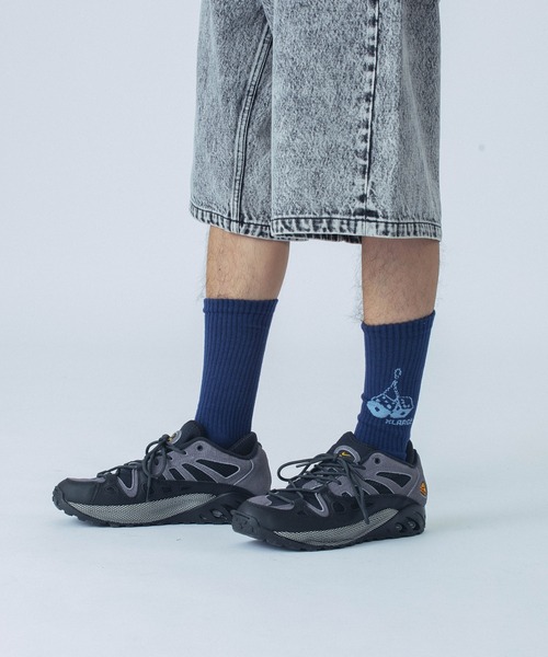 XLARGE（エクストララージ）の「MONKEY WRENCHERS SOCKS（ソックス/靴下・メンズ・ネイビー/ホワイト/ブラック・ONE SIZE）」の5枚目の写真