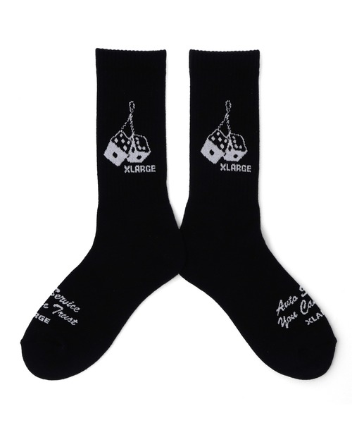 XLARGE（エクストララージ）の「MONKEY WRENCHERS SOCKS（ソックス/靴下・メンズ・ネイビー/ホワイト/ブラック・ONE SIZE）」の9枚目の写真