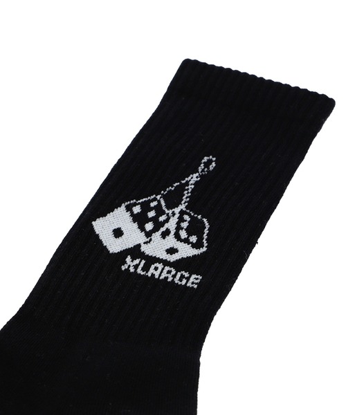 XLARGE（エクストララージ）の「MONKEY WRENCHERS SOCKS（ソックス/靴下・メンズ・ネイビー/ホワイト/ブラック・ONE SIZE）」の10枚目の写真