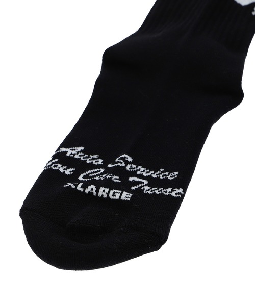 XLARGE（エクストララージ）の「MONKEY WRENCHERS SOCKS（ソックス/靴下・メンズ・ネイビー/ホワイト/ブラック・ONE SIZE）」の11枚目の写真