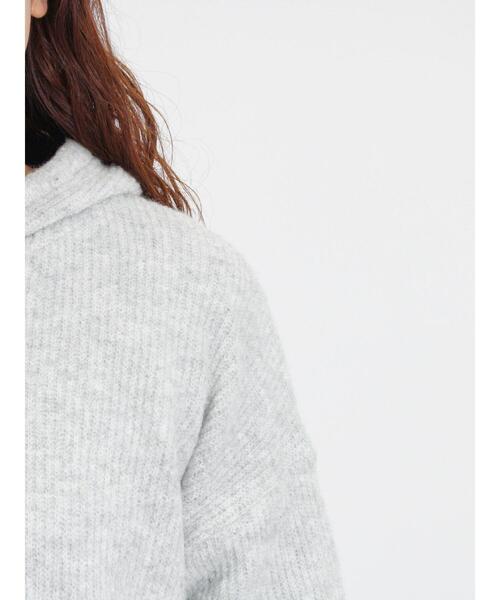 Samansa Mos2（サマンサ モスモス）の「フード付きヘンリーネック